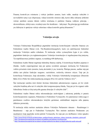 Valstybės finansų kontrolė Lietuvoje, Vokietijoje, Belgijoje ir Danijoje. Paveikslėlis 9