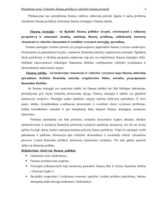 VALSTYBĖS FINANSŲ POLITIKA. Paveikslėlis 4
