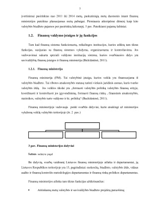 VALSTYBĖS FINANSŲ SISTEMA. Paveikslėlis 7
