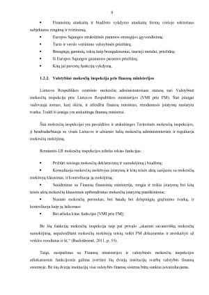 VALSTYBĖS FINANSŲ SISTEMA. Paveikslėlis 8