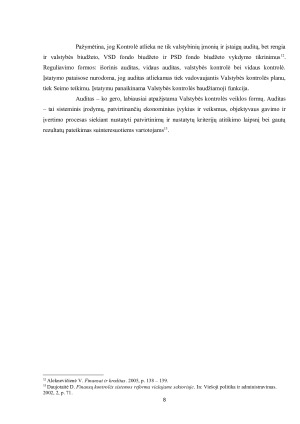 Valstybės finansų valdymo kontrolės principai Lietuvoje. Paveikslėlis 8