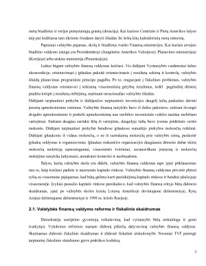 Valstybės finansų valdymo lyginamoji analizė ir padėtis Lietuvoje. Paveikslėlis 3