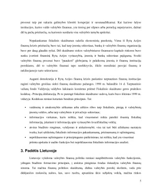 Valstybės finansų valdymo lyginamoji analizė ir padėtis Lietuvoje. Paveikslėlis 5