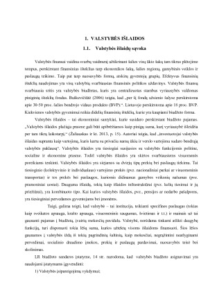 VALSTYBĖS IŠLAIDOS. Paveikslėlis 4