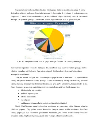 VALSTYBĖS IŠLAIDOS. Paveikslėlis 8