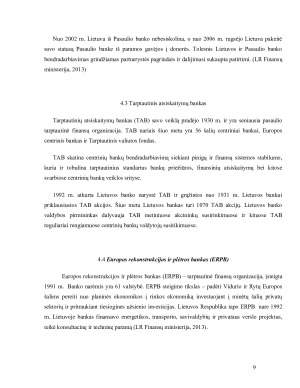 Valstybės skolinimasis iš tarptautinių finansinių institucijų. Paveikslėlis 9
