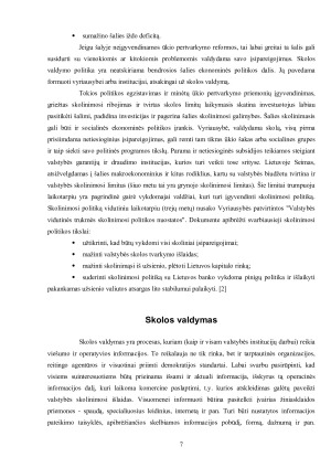 VALSTYBĖS SKOLOS PRIEŽASTYS IR PASEKMĖS. Paveikslėlis 7