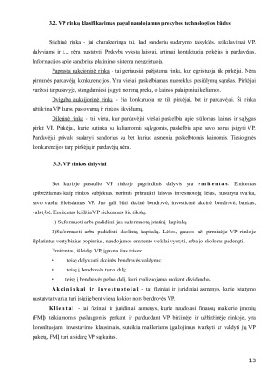 Vertybinių popierių rinkos teoriniai pagrindai ir raida Lietuvoje. Paveikslėlis 10