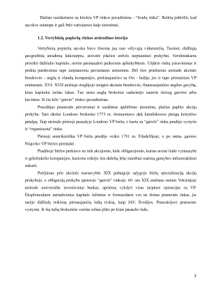 Vertybinių popierių rinkos teoriniai pagrindai ir raida Lietuvoje. Paveikslėlis 4