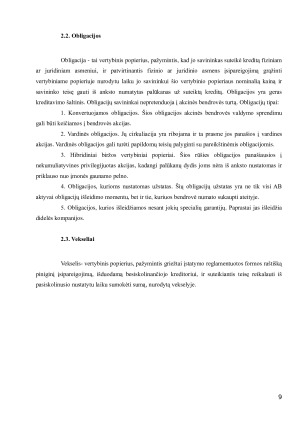 Vertybinių popierių rinkos teoriniai pagrindai ir raida Lietuvoje. Paveikslėlis 6