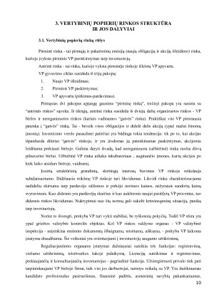 Vertybinių popierių rinkos teoriniai pagrindai ir raida Lietuvoje. Paveikslėlis 7