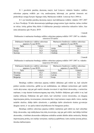 VYRIAUSYBĖS PAJAMŲ IR IŠLAIDŲ SENOSIOSE IR NAUJOSIOSE EUROPOS SĄJUNGOS NARĖSE PALYGINAMOJI ANALIZĖ. Paveikslėlis 7