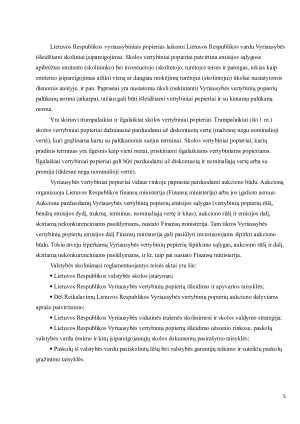 VYRIAUSYBĖS VERTYBINIAI POPIERIAI. Paveikslėlis 5