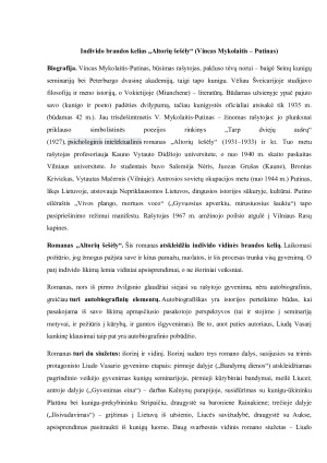 Lietuvių kalbos ir literatūros programinių autorių konspektai. Paveikslėlis 3