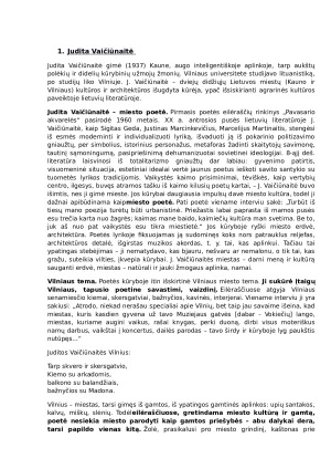 Lietuvių autorių konspektas