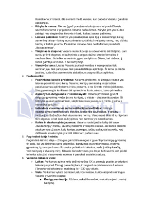 Vincas Mykolaitis Putinas ,,Altorių Šešėly'' aprašymas. Paveikslėlis 9