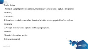 Lopšelio-darželio ugdymo programa. Paveikslėlis 2