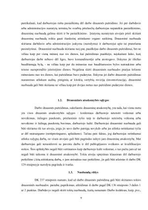 DARBO DRAUSMĖ IR DRAUSMINĖ ATSAKOMYBĖ. Paveikslėlis 9