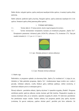 Spalvų regėjimo tyrimas