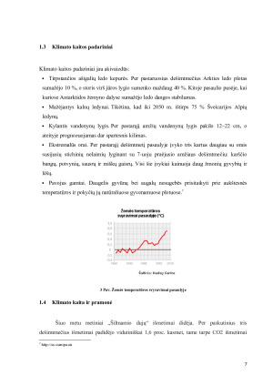 KLIMATO KAITA. Paveikslėlis 7