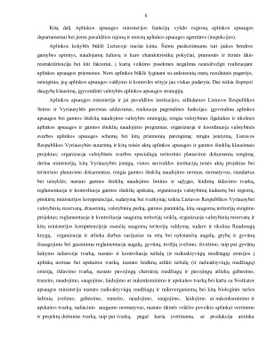 Aplinkosaugos sistema ir jos teisinis bei strateginis pagrindas Lietuvoje ir Europos Sąjungoje. Paveikslėlis 7