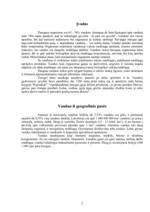 VANDENS TARŠA. Paveikslėlis 2