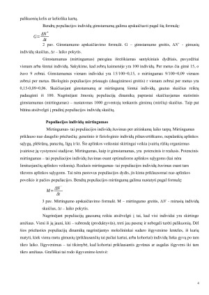 Populiacijų dinamika ir ją veikiantys veiksniai. Paveikslėlis 4