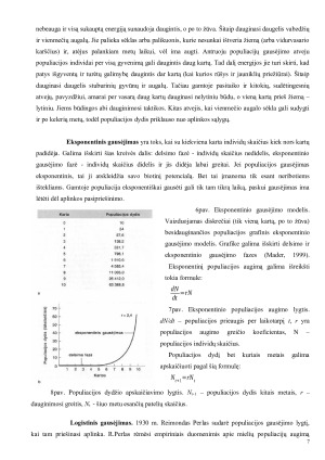 Populiacijų dinamika ir ją veikiantys veiksniai. Paveikslėlis 7