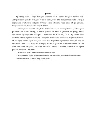Europos Sąjungos ekologinė politika ir jos įgyvendinimas Lietuvoje. Paveikslėlis 2