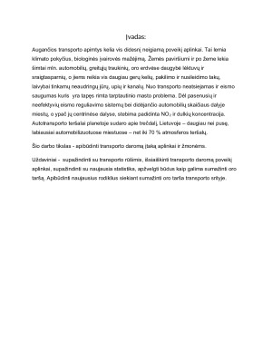 Transportas ir aplinka. Paveikslėlis 2