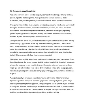 Transportas ir aplinka. Paveikslėlis 4