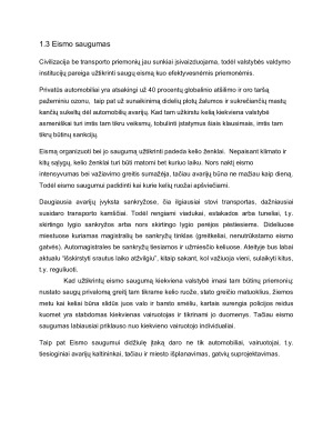 Transportas ir aplinka. Paveikslėlis 5