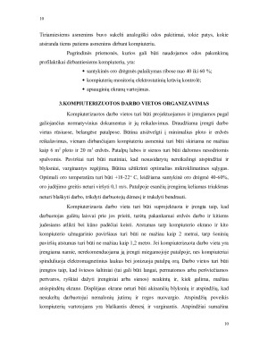 Kompiuterio poveikis žmogaus sveikatai ir darbo vietos ergonomika. Paveikslėlis 10
