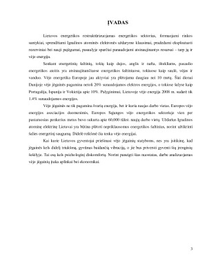 Vėjo energijos plėtra ir jos poveikis aplinkai bei ekonomikai. Paveikslėlis 3