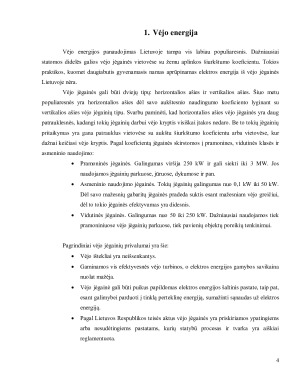 Vėjo energijos plėtra ir jos poveikis aplinkai bei ekonomikai. Paveikslėlis 4