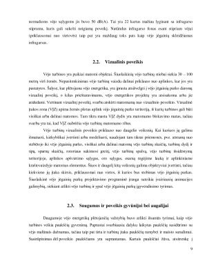 Vėjo energijos plėtra ir jos poveikis aplinkai bei ekonomikai. Paveikslėlis 9