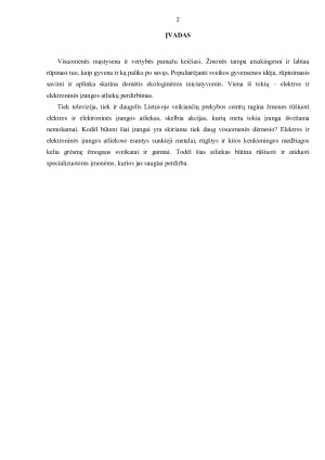 ELEKTROS IR ELEKTRONINĖS ĮRANGOS ATLIEKOS. Paveikslėlis 2