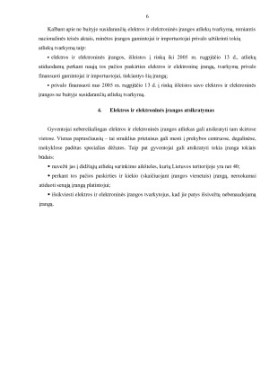 ELEKTROS IR ELEKTRONINĖS ĮRANGOS ATLIEKOS. Paveikslėlis 6