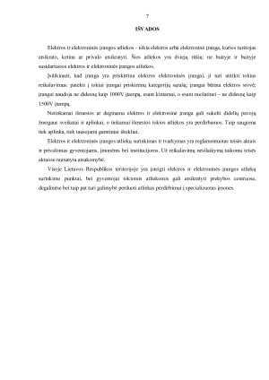 ELEKTROS IR ELEKTRONINĖS ĮRANGOS ATLIEKOS. Paveikslėlis 7