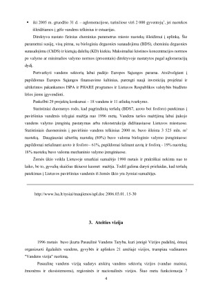 Vandens tarša, jos vertinimo kriterijai ir apsaugos perspektyvos Europos Sąjungoje ir Lietuvoje. Paveikslėlis 5