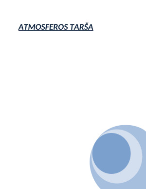 ATMOSFEROS TARŠA