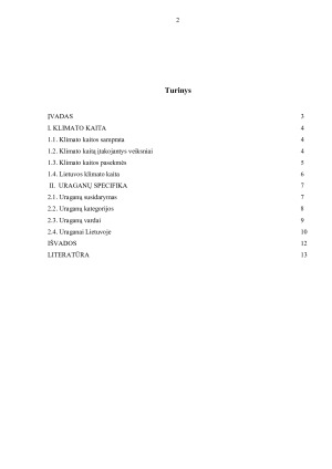 Klimato kaita ir viesulai. Paveikslėlis 2