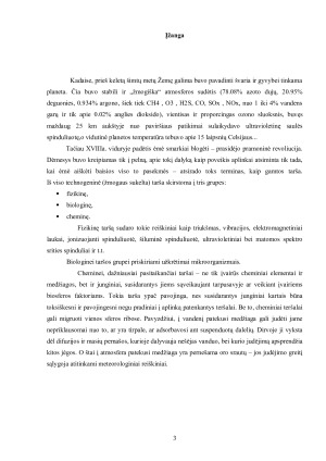 ATMOSFEROS TARŠOS KELIAMOS GLOBALINĖS PROBLEMOS. Paveikslėlis 3