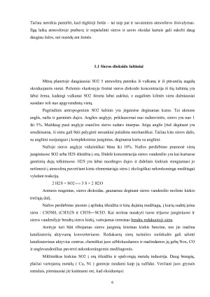 ATMOSFEROS TARŠOS KELIAMOS GLOBALINĖS PROBLEMOS. Paveikslėlis 6