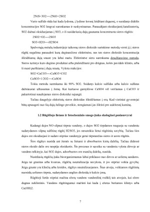 ATMOSFEROS TARŠOS KELIAMOS GLOBALINĖS PROBLEMOS. Paveikslėlis 7