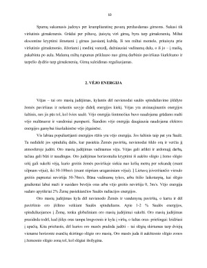 VĖJO ENERGIJA - ATSINAUJINANTIS ENERGIJOS IŠTEKLIS. Paveikslėlis 10