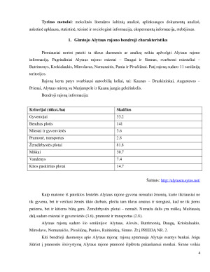 ALYTAUS RAJONO APLINKOS EKOLOGINIS ĮVERTINIMAS. Paveikslėlis 4