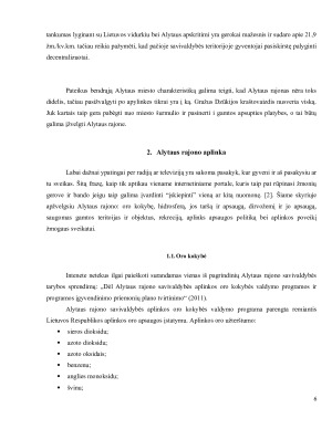 ALYTAUS RAJONO APLINKOS EKOLOGINIS ĮVERTINIMAS. Paveikslėlis 6