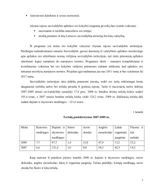 ALYTAUS RAJONO APLINKOS EKOLOGINIS ĮVERTINIMAS. Paveikslėlis 7