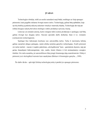 Fizikinė technologinė tarša ir apsaugos priemonės. Paveikslėlis 2